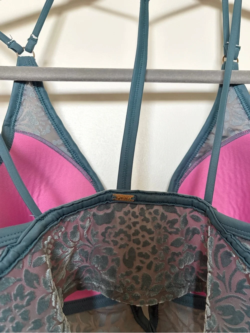 PINK Victoria’s Secret Floral Velvet Bralettes – Bundle of 3 - Picture 11 of 12